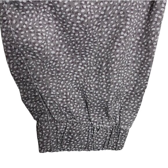 C&C California Pants Womens M Gray Joggers Lyocell Drawstring High Rise Pull On - Picture 9 of 11